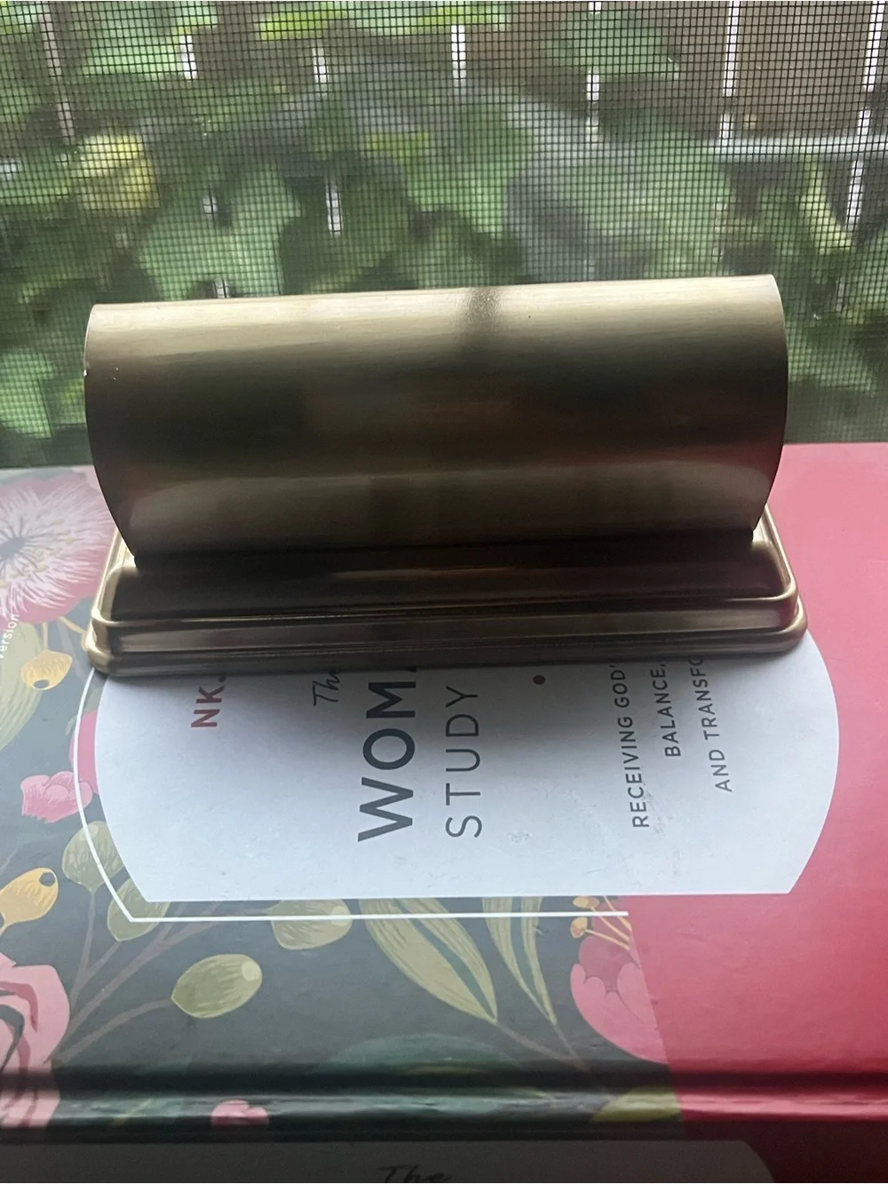 Brass Perpetual Desk Calendar - Gold (3-in-1)